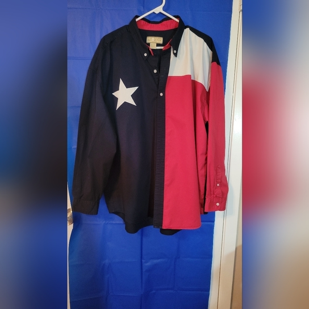 Mens Lone Star State Long sleeves shirt XXL - Picture 6 of 9